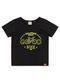 Elian - Camiseta Infantil Menino Casual Elian Preto - variação: Preto