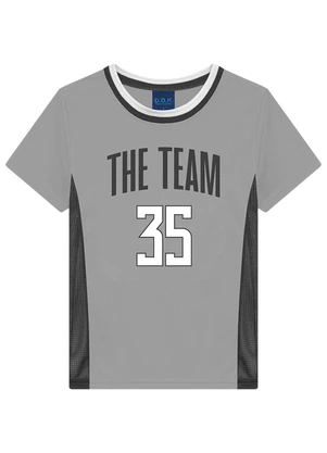 Ddk - Camiseta Infantil Menino Cinza - DDK