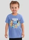 Brandili - Camiseta Infantil Menino da Bluey em Puff Azul - variação: Azul