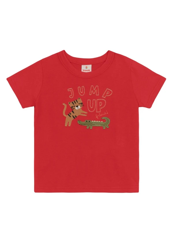 Brandili - Camiseta Infantil Menino de Bichinhos Vermelho 3