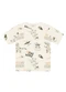 Brandili - Camiseta Infantil Menino de Dinossauro Cinza - variação: Natural