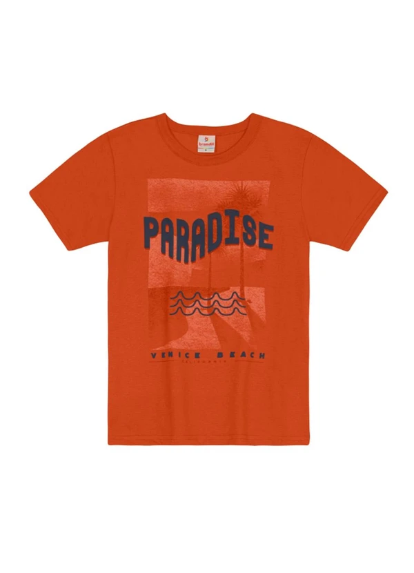 Brandili - Camiseta Infantil Menino de Surf Laranja 3
