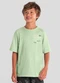 Brandili - Camiseta Infantil Menino de Tubarão Azul - variação: Verde