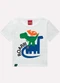 Kyly - Camiseta Infantil Menino Dinossauros Cinza - variação: Cinza