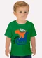Kyly - Camiseta Infantil Menino Dinossauros Cinza - variação: Verde