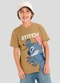 Brandili - Camiseta Infantil Menino do Stitch em Gel Marrom - variação: Marrom