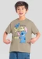 Brandili - Camiseta Infantil Menino do Stitch Marrom - variação: Marrom