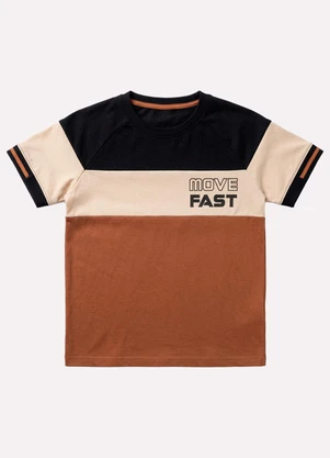 Kyly - Camiseta Infantil Menino em Algodão Preto - KYLY