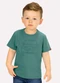 Milon - Camiseta Infantil Menino em Embossing Marrom - variação: Verde