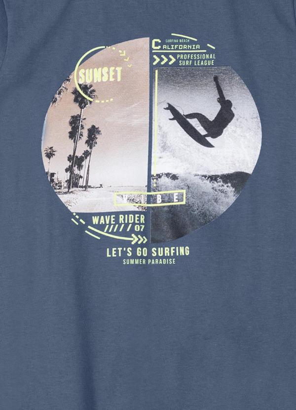 Extreme - Camiseta Infantil Menino em Malha  Azul 2