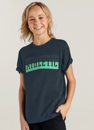 Extreme - Camiseta Infantil Menino em Malha Cinza - EXTREME