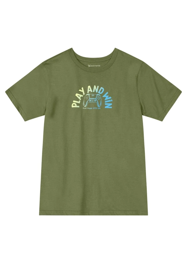 Extreme - Camiseta Infantil Menino em Malha  Verde 3