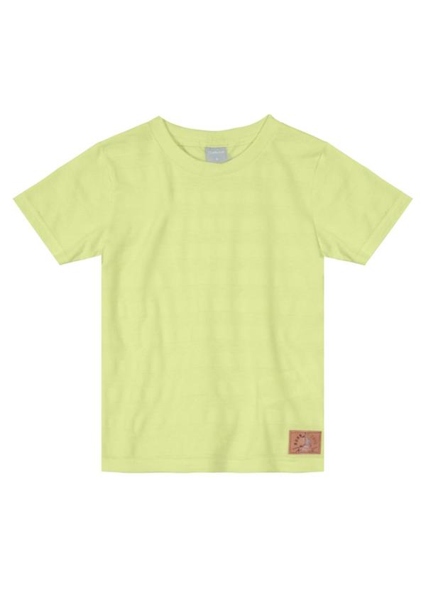 Brandili Mundi - Camiseta Infantil Menino em Malha Verde 3