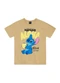 Brandili - Camiseta Infantil Menino em Meia Malha Bege - variação: Bege