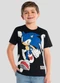Brandili - Camiseta Infantil Menino em Meia Malha Azul - variação: Preto