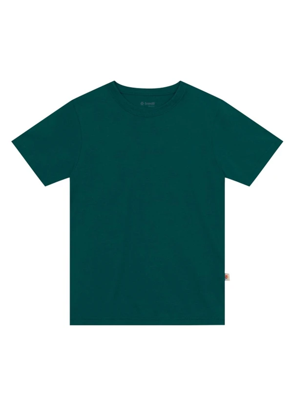 Brandili - Camiseta Infantil Menino em Meia Malha Verde