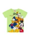 Brandili - Camiseta Infantil Menino em Meia Malha Bege - variação: Verde
