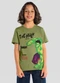 Brandili - Camiseta Infantil Menino em Meia Malha Verde - variação: Verde