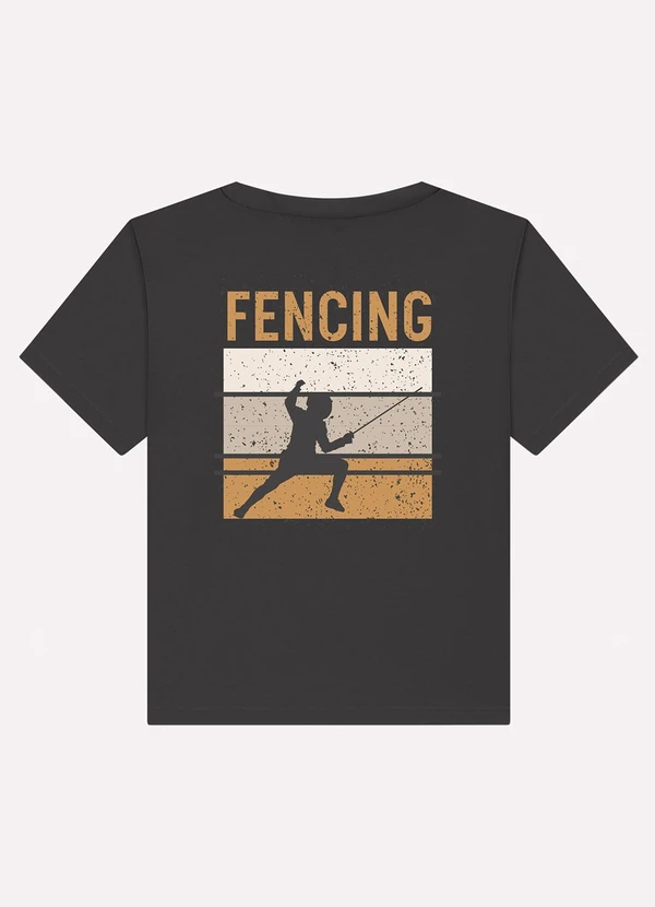 Milon - Camiseta Infantil Menino Esgrima Cinza 4