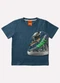 Kyly - Camiseta Infantil Menino Estampa Preto - variação: Azul