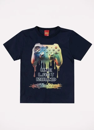 Kyly - Camiseta Infantil Menino Estampa Marinho - KYLY