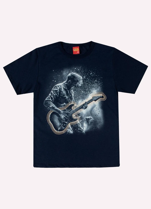 Kyly - Camiseta Infantil Menino Estampa Marinho