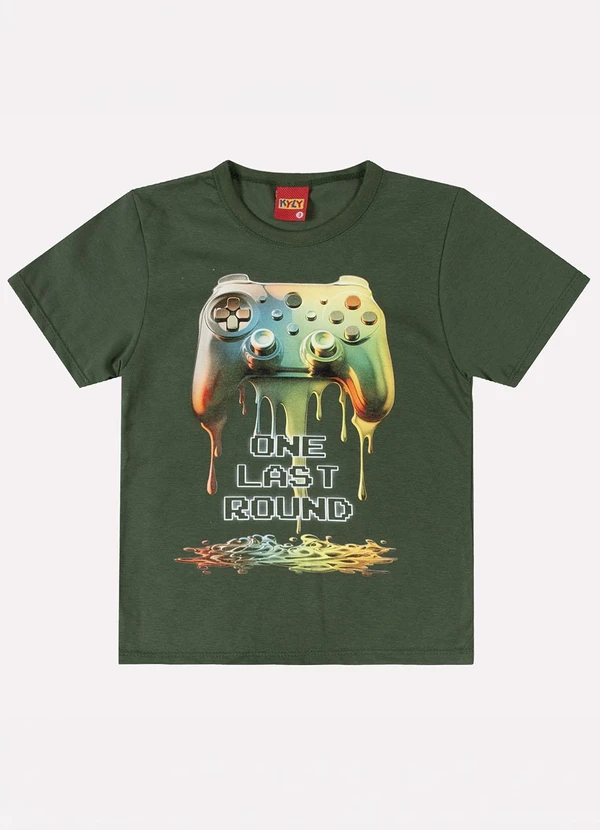 Kyly - Camiseta Infantil Menino Estampa Verde