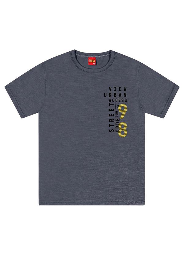 Kyly - Camiseta Infantil Menino Estampada Cinza 5