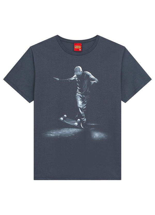 Kyly - Camiseta Infantil Menino Estampada Cinza 3