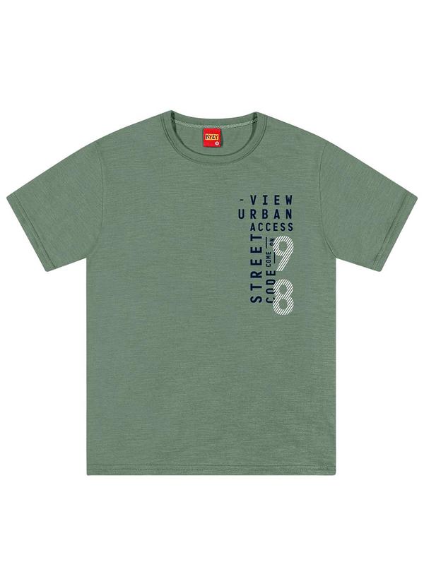 Kyly - Camiseta Infantil Menino Estampada Verde
