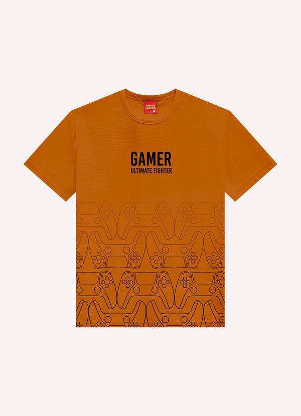 Kyly - Camiseta Infantil Menino Game Amarelo 3