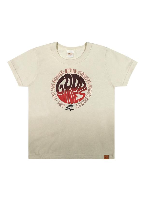 Elian - Camiseta Infantil Menino Good Vibes Elian Cinza 2