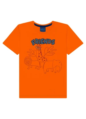 Ddk - Camiseta Infantil Menino Laranja - DDK