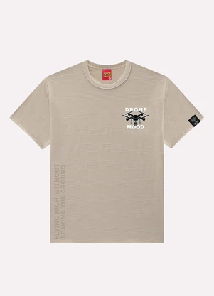 Kyly - Camiseta Infantil Menino Lettering Bege - KYLY
