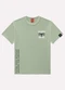 Kyly - Camiseta Infantil Menino Lettering Bege - variação: Verde