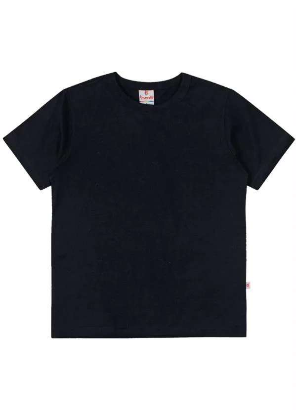 Brandili - Camiseta Infantil Menino Malha Preto 3