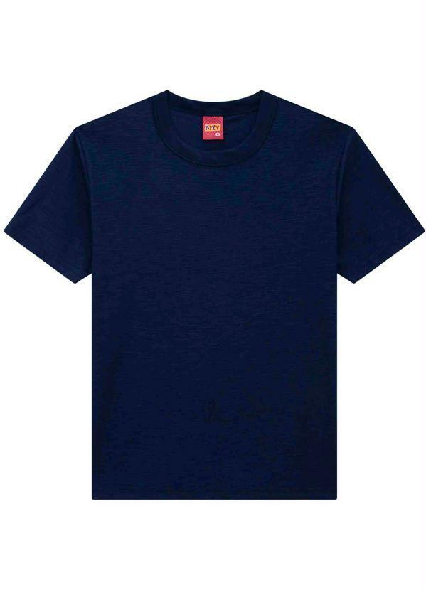 Kyly - Camiseta Infantil Menino Marinho