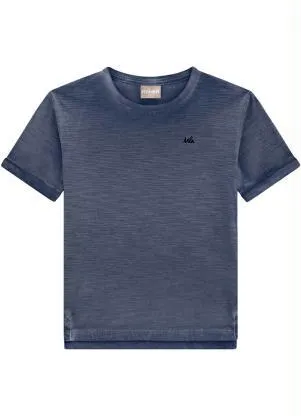 Milon - Camiseta Infantil Menino Marinho - MILON