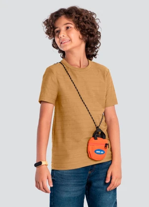 Brandili - Camiseta Infantil Menino Marrom - BRANDILI