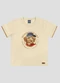 Reirex - Camiseta Infantil Menino Meia Malha Bege - variação: Bege