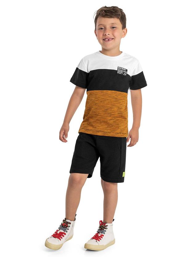 Quimby - Camiseta Infantil Menino Meia Malha Branco 2