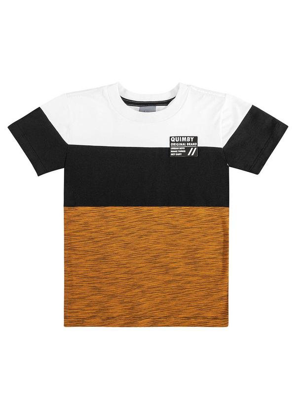 Quimby - Camiseta Infantil Menino Meia Malha Branco 3