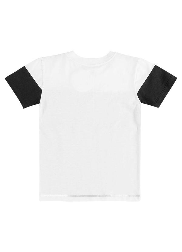 Quimby - Camiseta Infantil Menino Meia Malha Branco 4