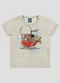 Reirex - Camiseta Infantil Menino Meia Malha Amarelo - variação: Cinza