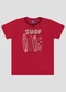 Reirex - Camiseta Infantil Menino Meia Malha Vermelho - variação: Vermelho