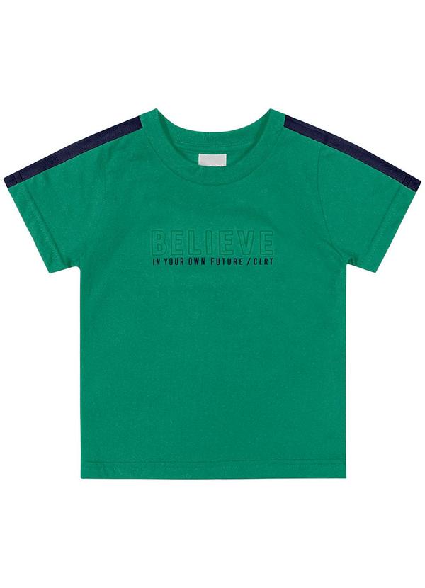 Colorittá - Camiseta Infantil Menino Moderna Colorittá Verde