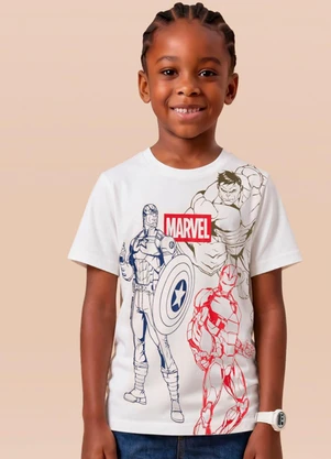 Brandili - Camiseta Infantil Menino os Vingadores - BRANDILI