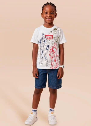 Brandili - Camiseta Infantil Menino os Vingadores - BRANDILI