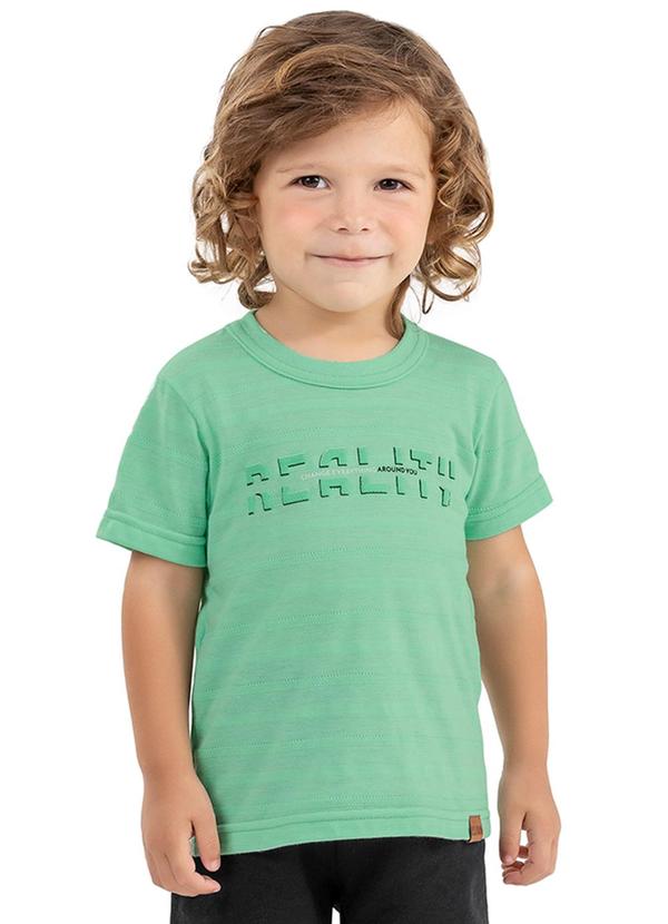 Elian - Camiseta Infantil Menino Reality Elian Verde