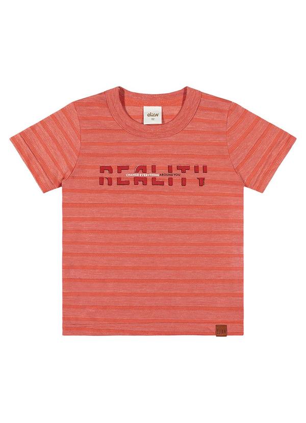 Elian - Camiseta Infantil Menino Reality Elian Vermelho